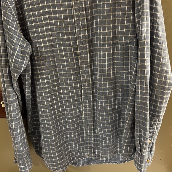 Vintage the territory ahead blue and white checkered shirt - Picture 2 of 6